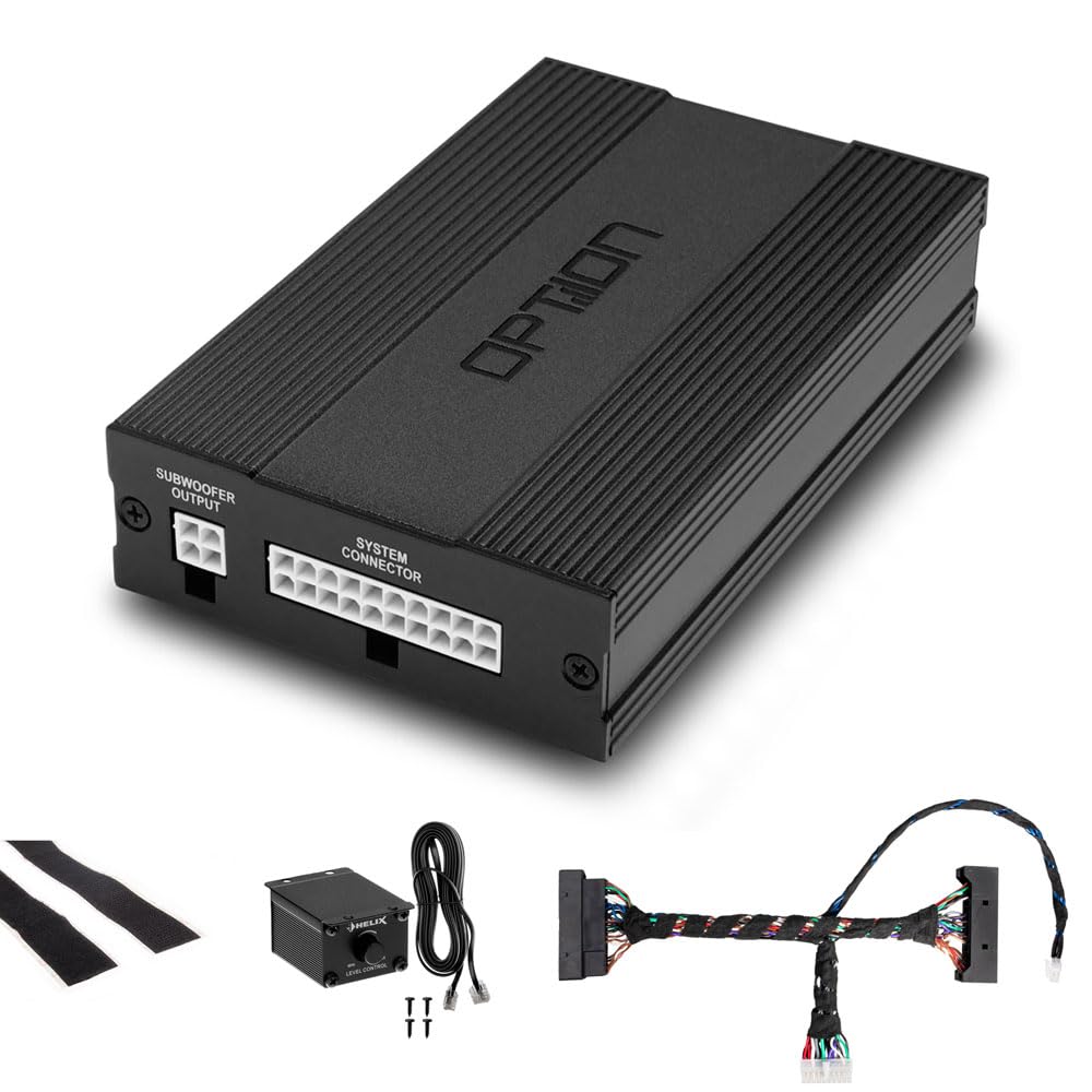 OPTION DSP Soundupgrade kompatybilny z Mercedesem V-Klasse W447 - 6-kanałowy wzmacniacz DSP z ustawieniami DSP w zestawie z kompletnym zestawem instalacyjnym Plug & Play