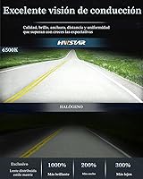 Vista 3 de HWSTAR - Par de faros delanteros LED de 180W 1000% de brillo H6054 5x7 7x6, compatibles con Jeep Cherokee XJ Wrangler YJ DOT, antirreflejos, DRL