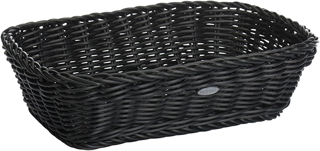 Westmark Kosz uniwersalny, Odpowiedni do hotelu i gastronomii, Prostokątny, ok. 31 x 21 x 9 cm, Włókna syntetyczne, Saleen Edition, Czarny, 02020219101