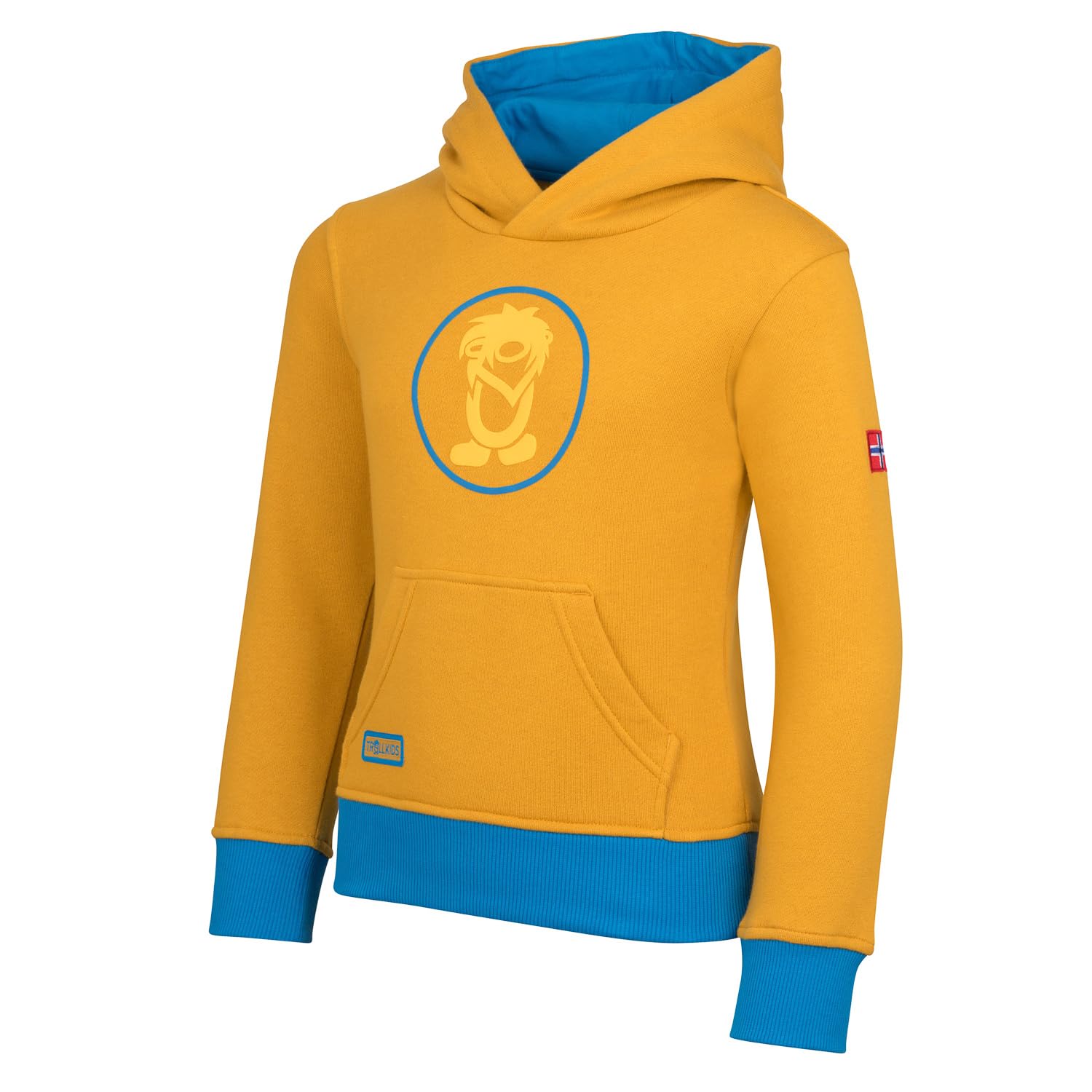 Trollkids Kids Troll Sweater | Kapuze, Pflegeleichtes Baumwoll-Polyester-Mischgewebe