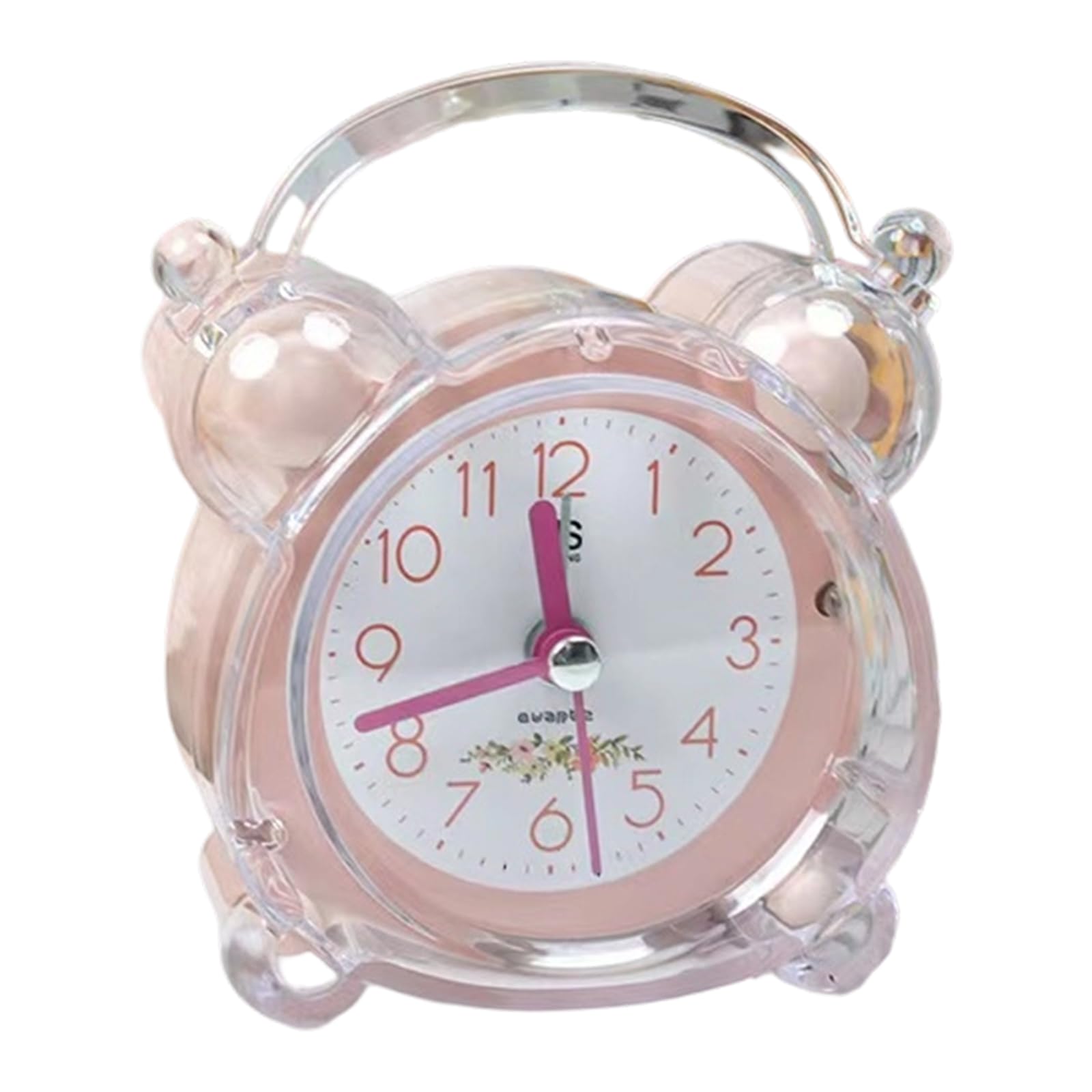 Msioytog Cartoon Themed Timekeeping Device Quiet Alarm Clock for Children Room ABS LED Night Light Bedsides Timepiece Quiet Children Bedsides Clock with LED