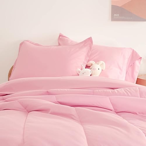 Miniatura 8 de SLEEP ZONE Juego de edredón para niños, tamaño matrimonialqueen, súper lindo y suave, juego de ropa de cama infantil de 7 piezas con edredón,