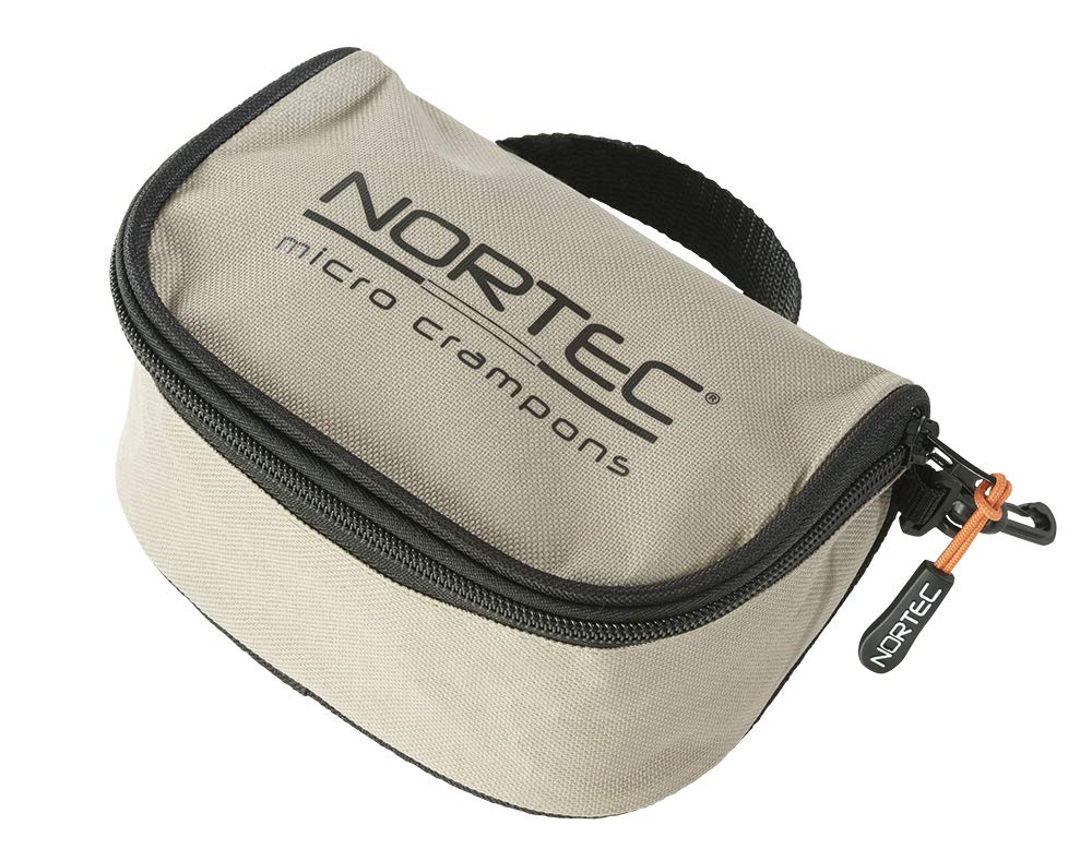 Nortec Crampons ALP Forest Made in Italy pour la Chasse, Le Travail et Les Équipes de Secours, Micro Crampons avec Étui (Military Green, XXL)