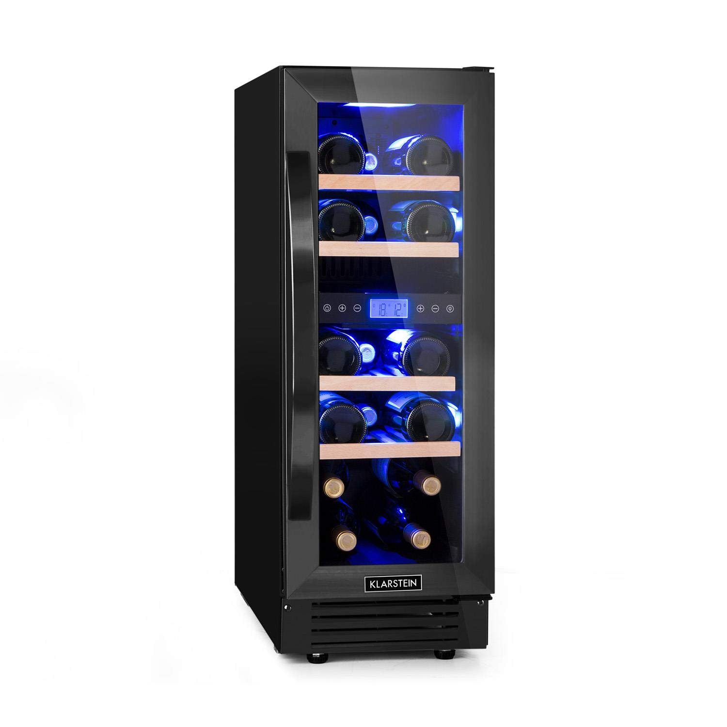 Buy Klarstein Vinovilla Onyx Wine Fridge Wine Cooler, Bottle Fridge, Wine Chiller, Glass Door