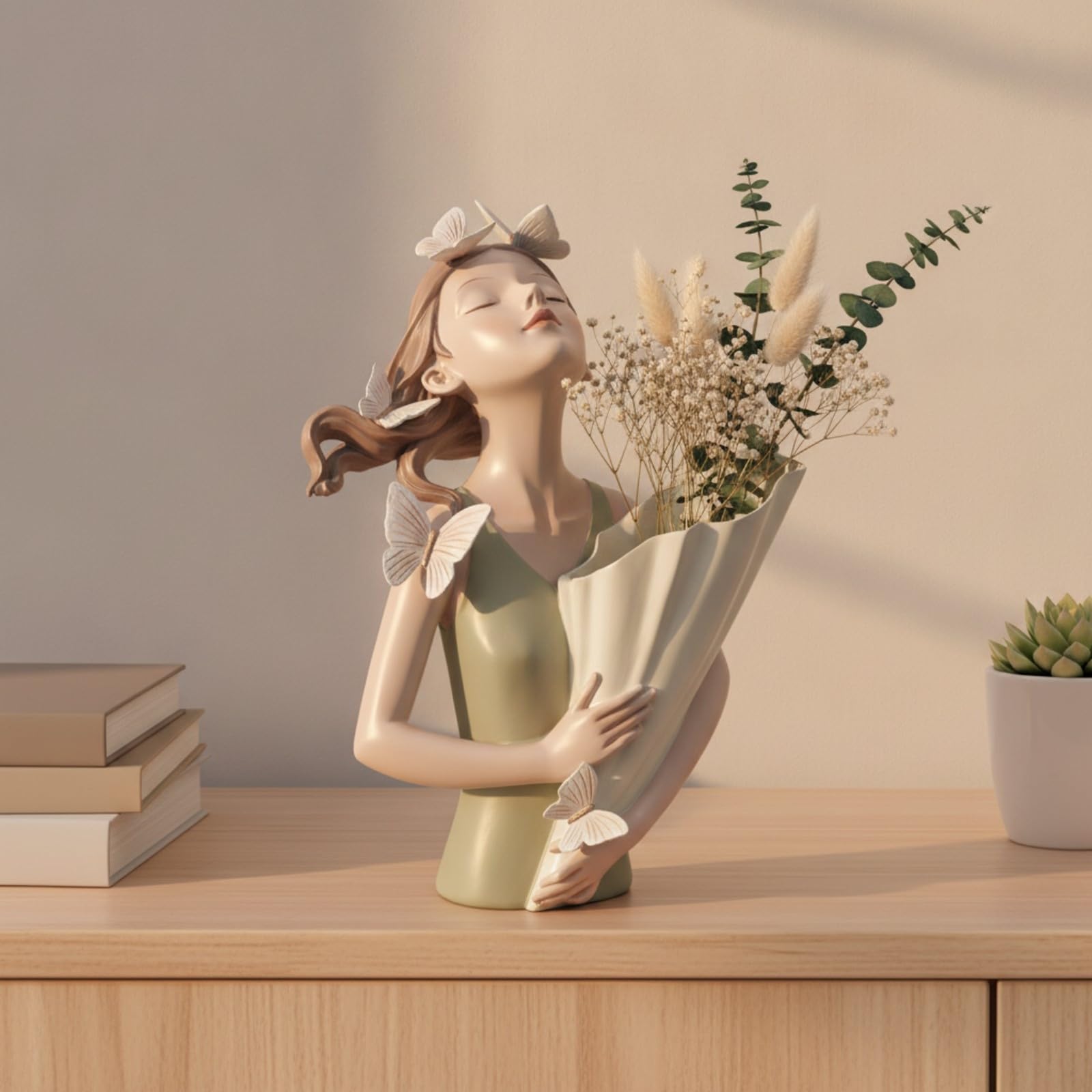 Figura Resina Europeo Busto, Lunares