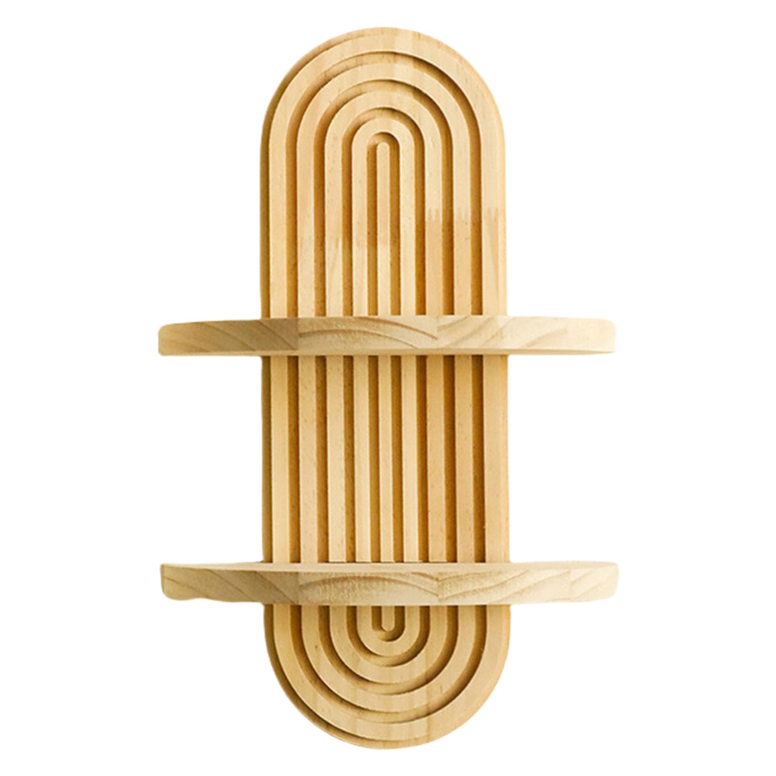 Jazuaiao Floating Rack Wooden Wall Mount Shelf for Displaying Books and Decorative Item Bedroom and Nursery Storage Stand Nursery Wall Shelf