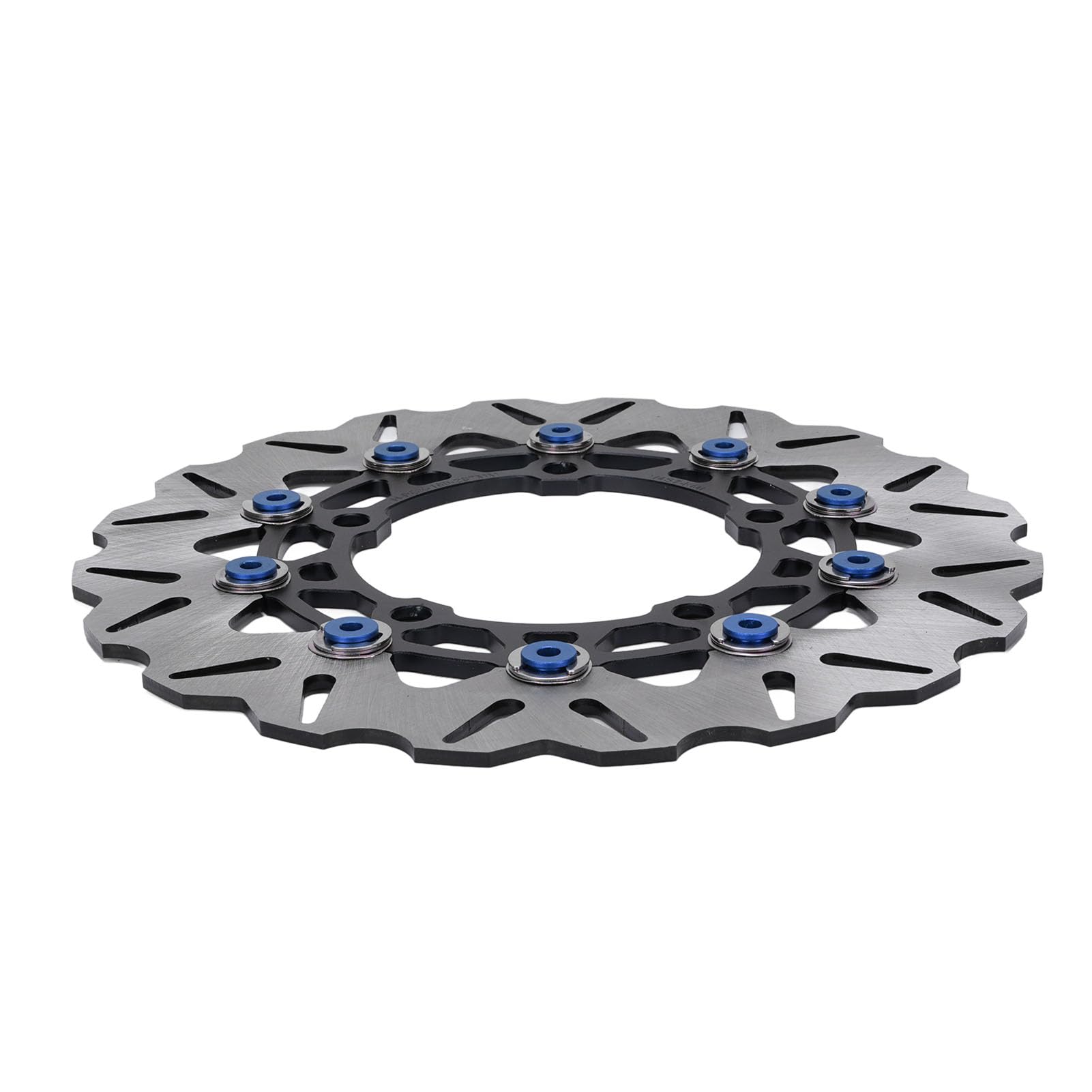 Tarcza hamulcowa na przednie koło motocyklowe, stal szlachetna, 267 mm, pływająca tarcza hamulcowa z aluminiową piastą CNC do modeli PCX125 PCX150 PCX160 2021/2024 (niebieska)