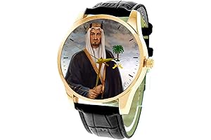 King Faisal of Saudi Arabia, Vintage Collectible Brass Watch