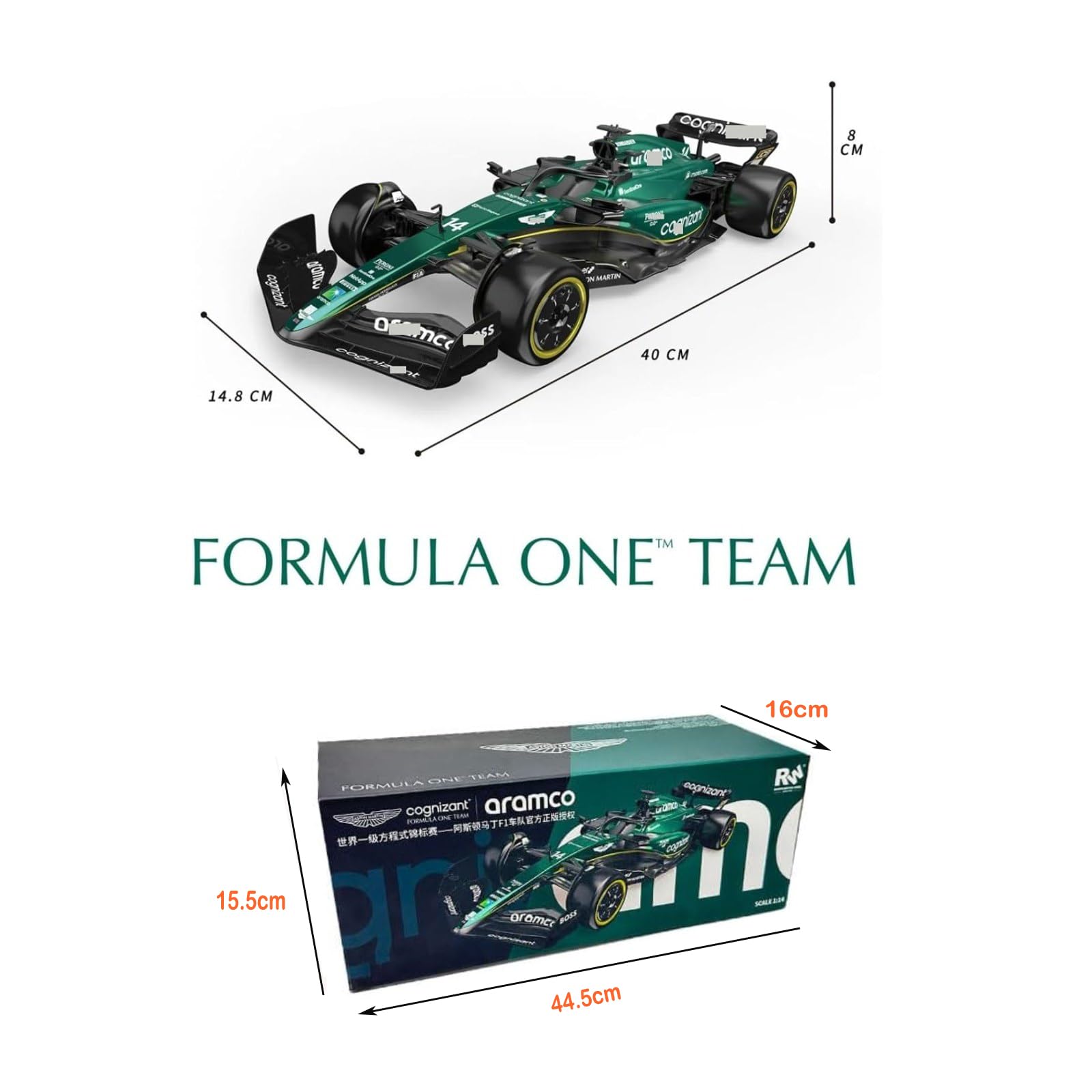 Amazon.co.jp: HTLNUZD 2024 年最新 1/14 スケール F1 AMR24#14