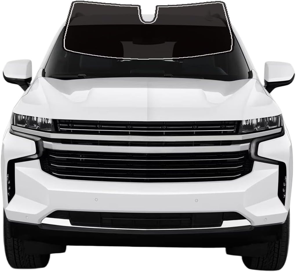 Precut Window Tint Film for Chevy Tahoe 2021-2026 Front Row Window 20% VLT 2Ply Anti-Shatter, UV Block, Privacy Protection, Easy Install, No Trimming Needed,Heat & Glare Reduction