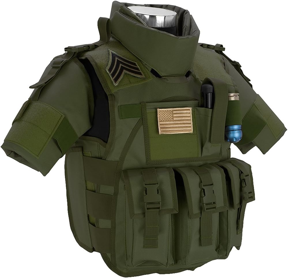 Evike Airsoft - Matrix S.D.E.U. Ultra Light Weight Airsoft Tactical Vest (Color: OD Green) - (PID: 28901)