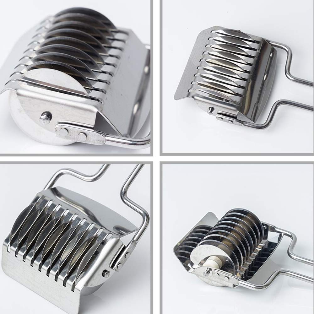 Nudelschneider Aus Edelstahl - Praktischer Helfer Für Perfekte Nudeln