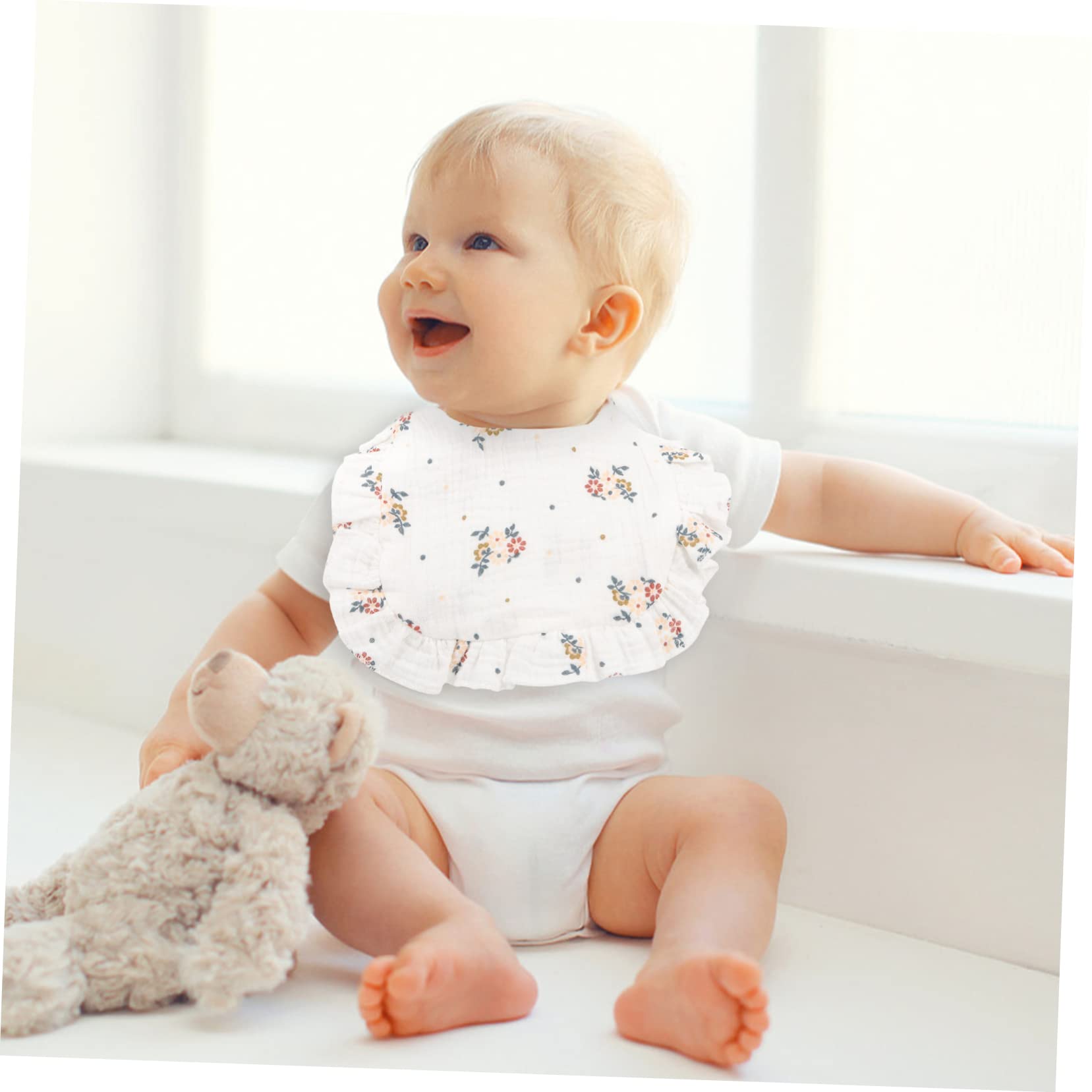 Abaodam 18 Stk Speichel tasche Kleinkind-Turban -Speicheltücher Sabbertücher für Kleinkinder -Baumwolllätzchen -Bandana Lätzchen aus Baumwolle -Lätzchen für Mädchen