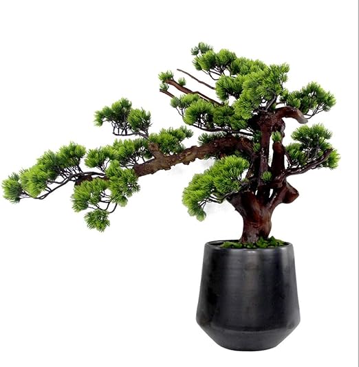 Amazon 人工木 人工観葉樹 人工樹木盆栽松鉢植え 屋内屋外偽物植物装飾 人工樹木鉢植え植物家の装飾 贈り物 Color A 人工観葉植物 オンライン通販
