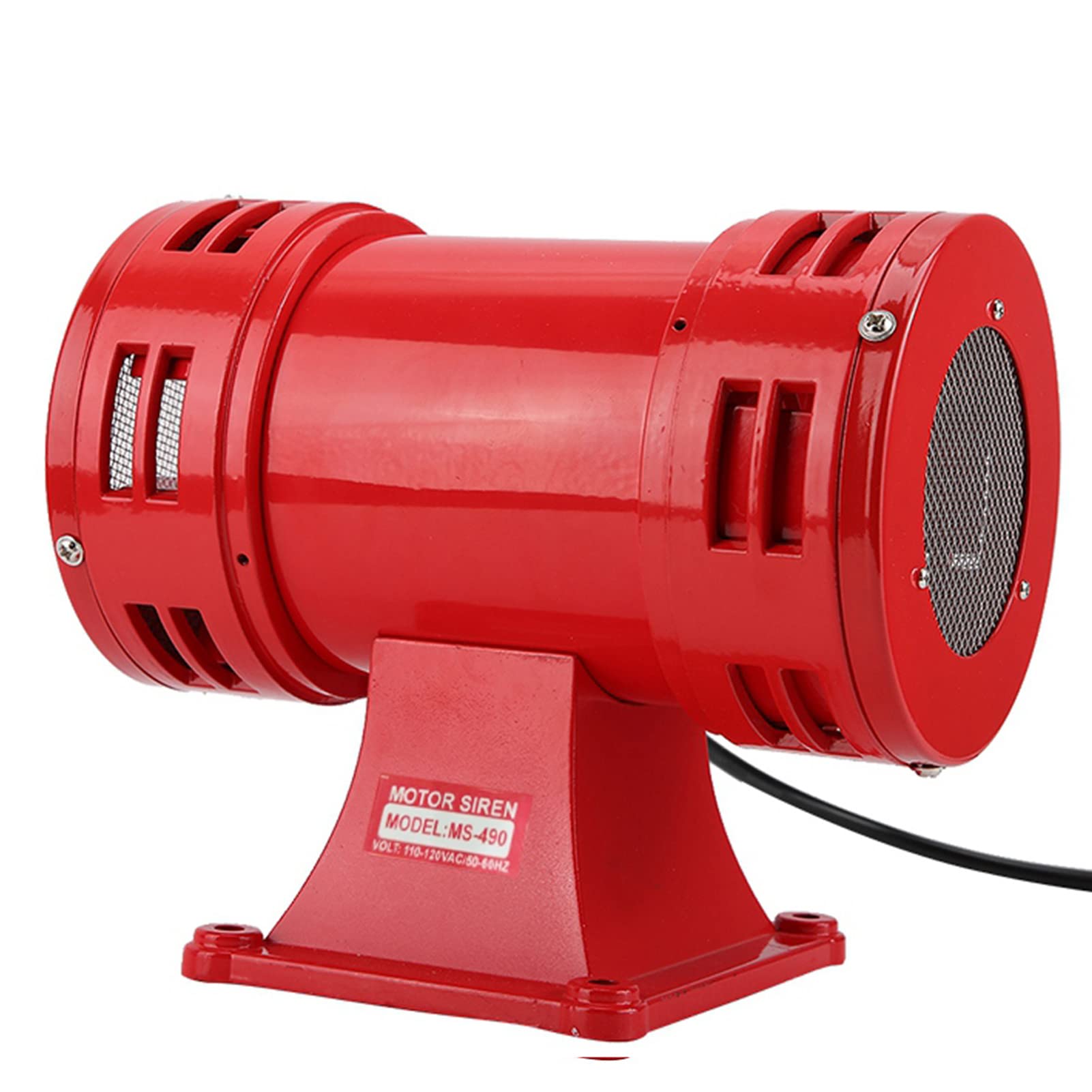 Alarma de Sirena Impulsada por Motor de Alta Velocidad, Sistema de Alerta de Emergencia de Larga Distancia de 150 DB para Grúas, Barcos, Alarmas contra Incendios (220-240v)