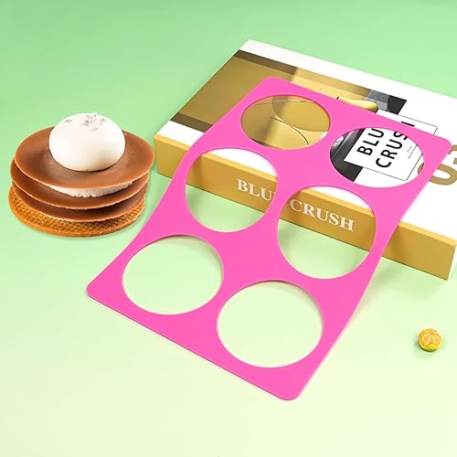 Miniatura 10 de mostsom Moldes redondos de silicona para chocolate, tapete de chocolate con queso, moldes para plantillas de galletas, herramientas de decoración de