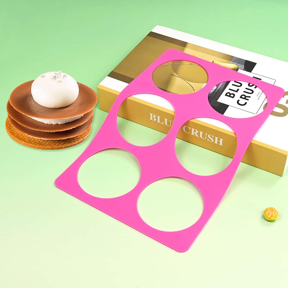 mostsom Moules à chocolat ronds en silicone et tapis de pochoir en dentelle, moule à chocolat au fromage, outils de décoration de gâteaux DIY, accessoires de pâtisserie pour bonbons, truffes, cupcakes