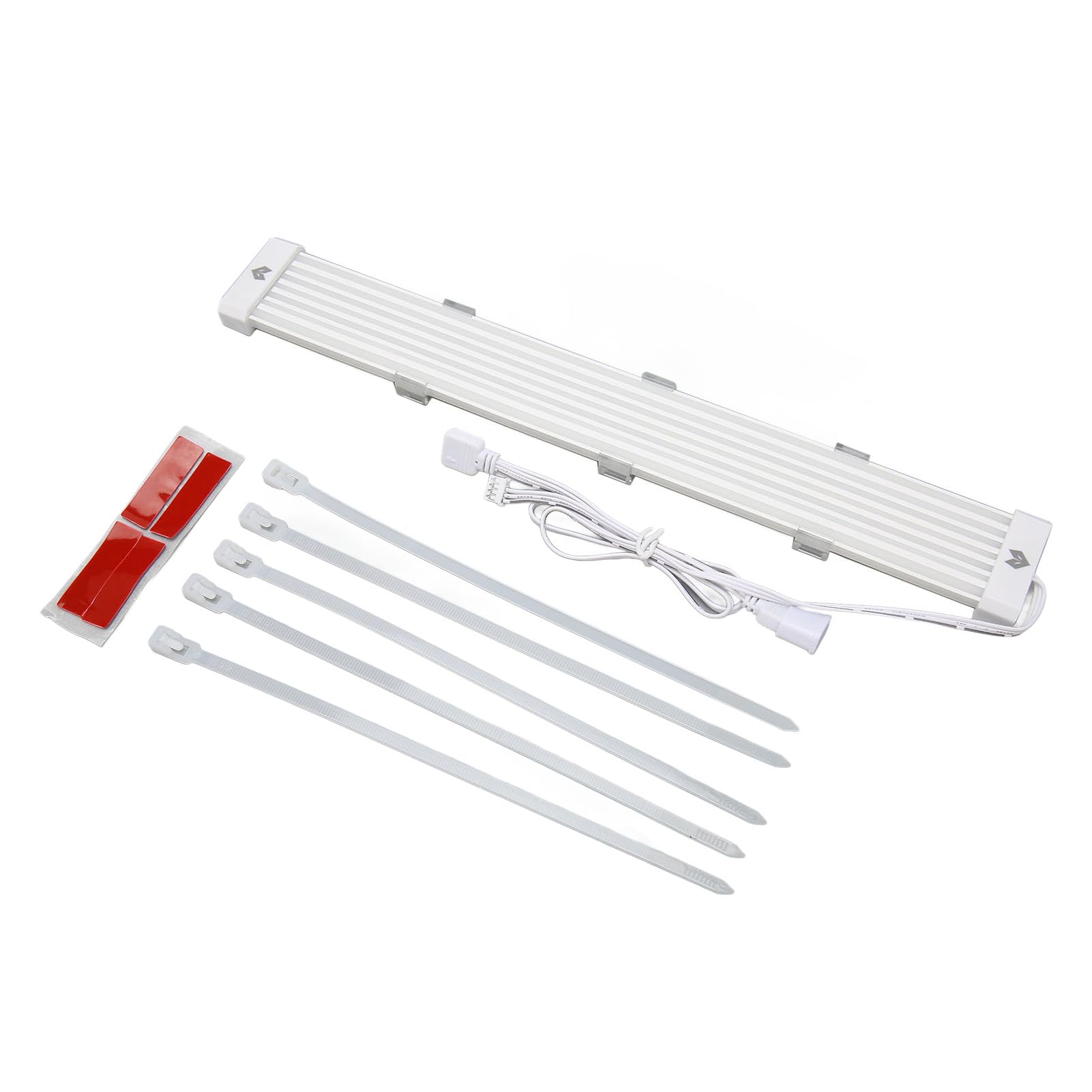 Bewinner Kit Cavo di Prolunga Alimentazione RGB - ATX 24 Pin PSU Sincronizzato 5V a 3 Pin per Scheda Madre ARGB con Tubo in Silicone Morbido Diffuso a LED
