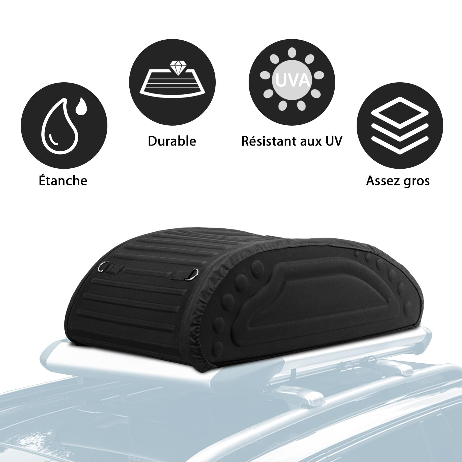 RELAX4LIFE Coffre de Toit Voiture 400L Pliable Imperméable