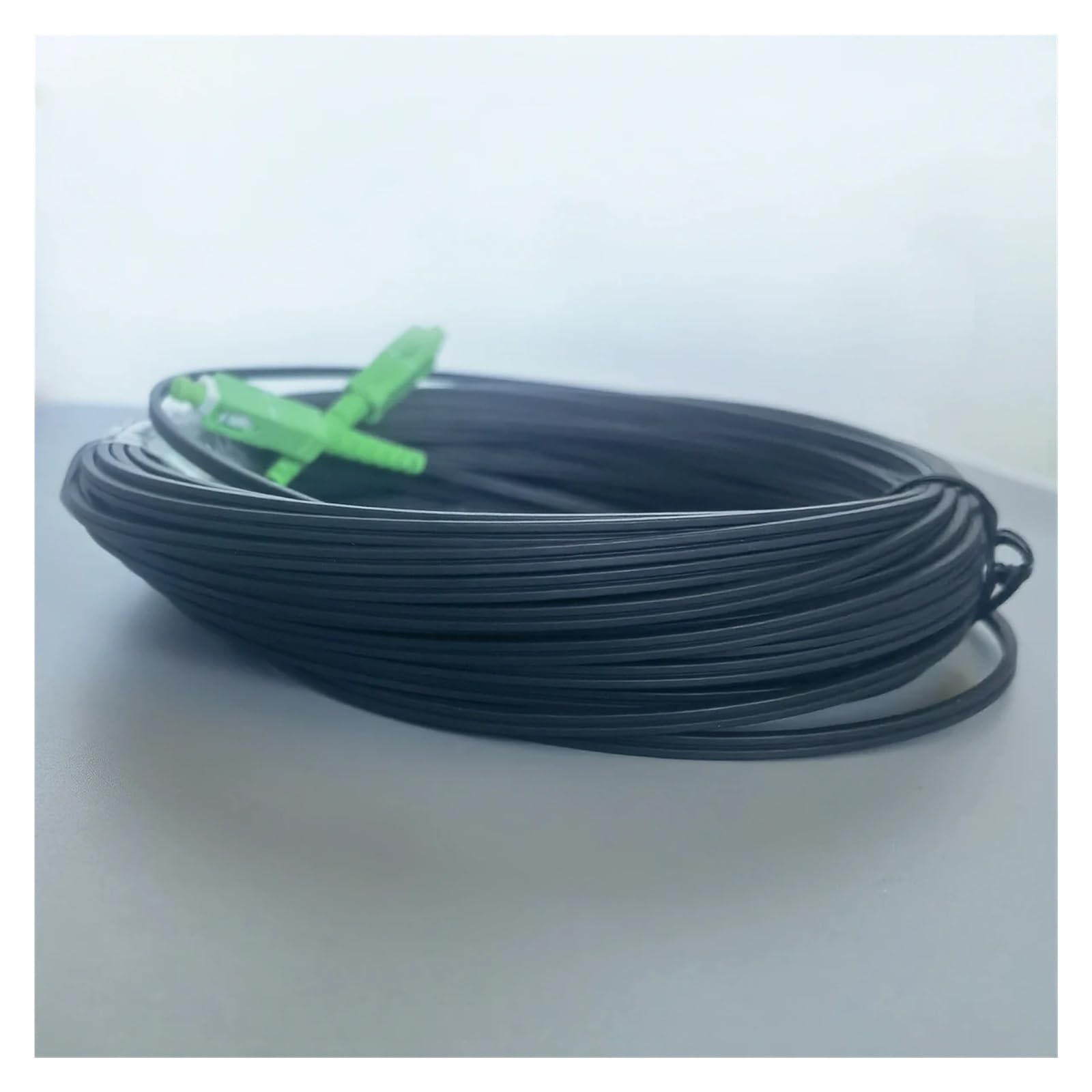 Cable de conexión de Fibra óptica monomodo SC/APC a SC/APC - Cable de acometida Interior de 10 m a 60 m(20M)
