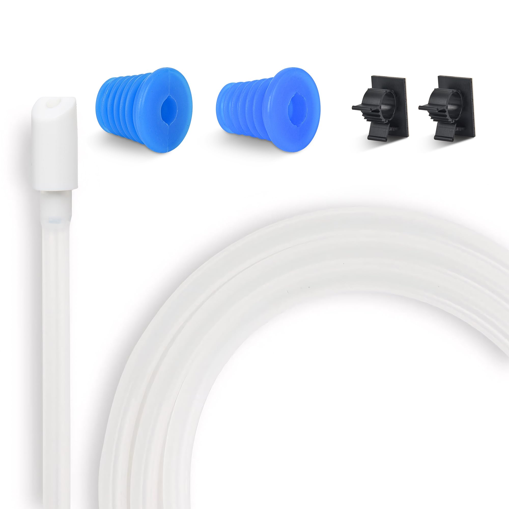 Sink Soap Dispenser Extension Tube Kit - 47" Long Sink Soap Dispensers Tube with Upgraded Check Value - Under Counter Soap Extension Tube Kit,Never Fill The Little Bottle Again