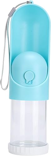 Miniatura 9 de Pet Collapsible Drink Bottle, Portable Water Dispenser for Dogs and Cats, Telescopic Travel Cup with Water Lock Button, Built - in Filter and