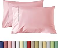 Vista 31 de WINLIFE Juego de 2 fundas de almohada 100% algodón con estampado floral de jardín (estándar 20 x 26 pulgadas, lila)