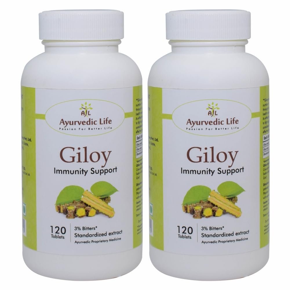 AL-Ayurvedic Life Giloy Tablets (120 Tablets Pack of 2)