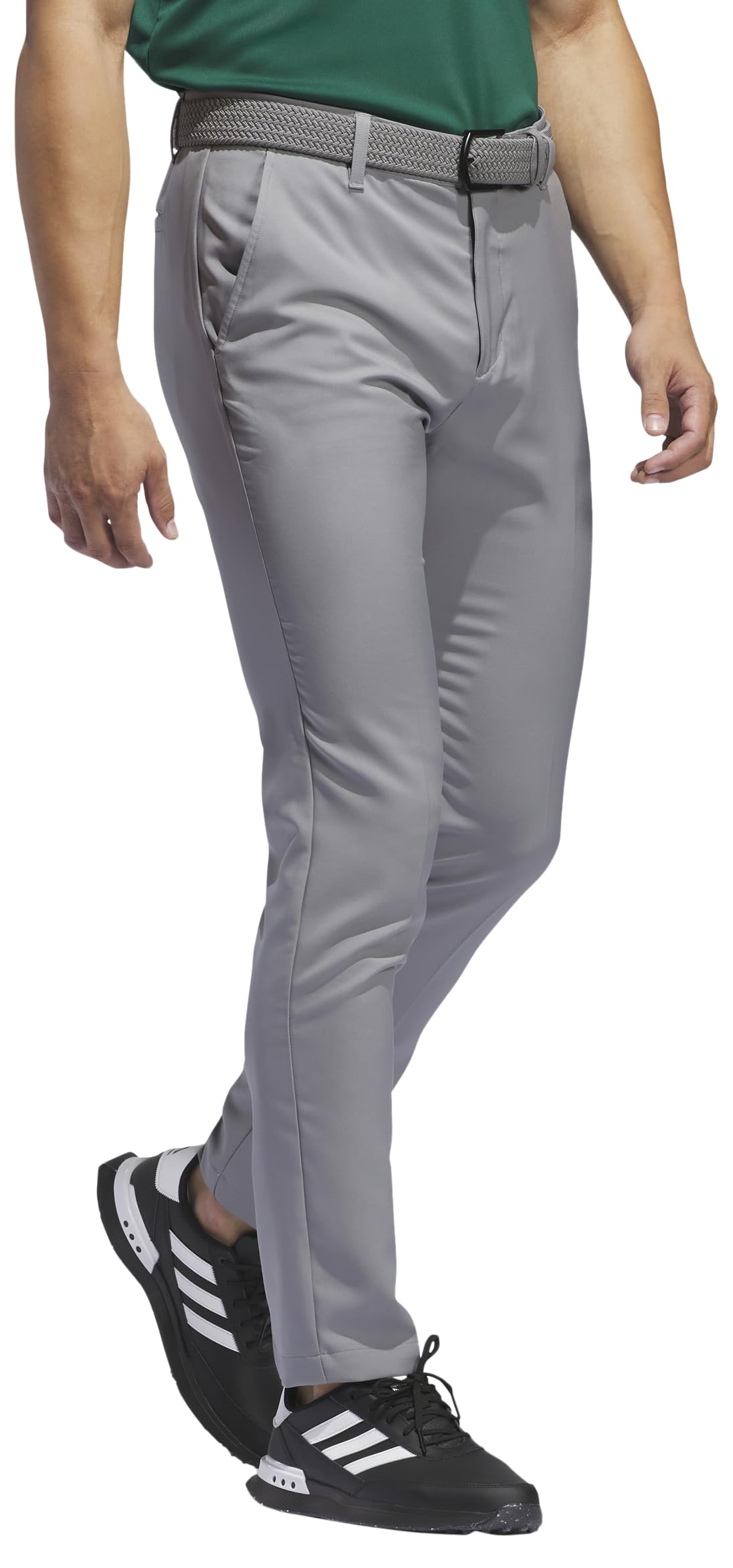 adidas Uomo Adi Advantage Tapered Golf Pants, Grey Three, 34W/32L