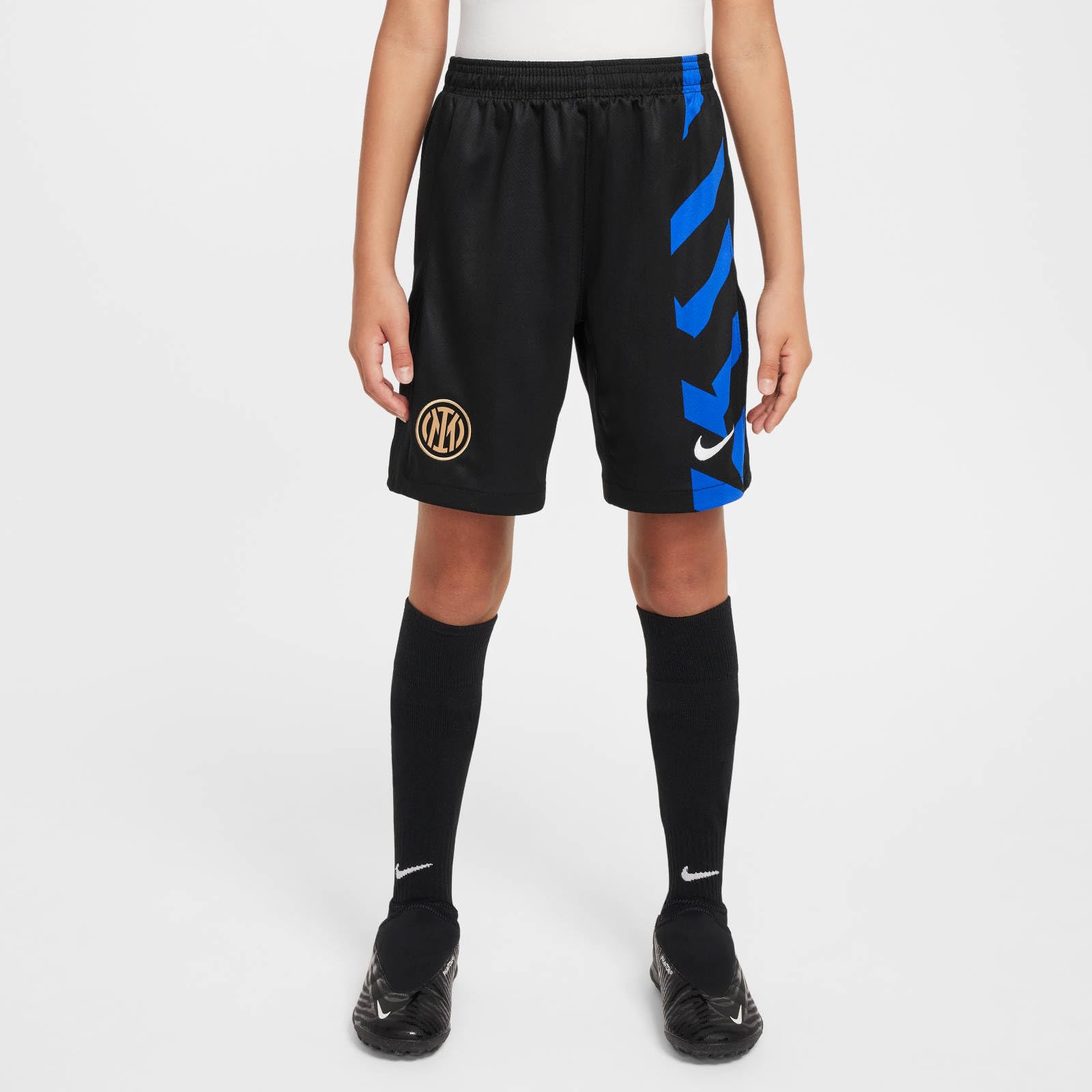 Nike Szorty Inter Milan Inter Youths NK DF Short Stad HM, Black/Lyon Blue/White, FN9188-010, XL