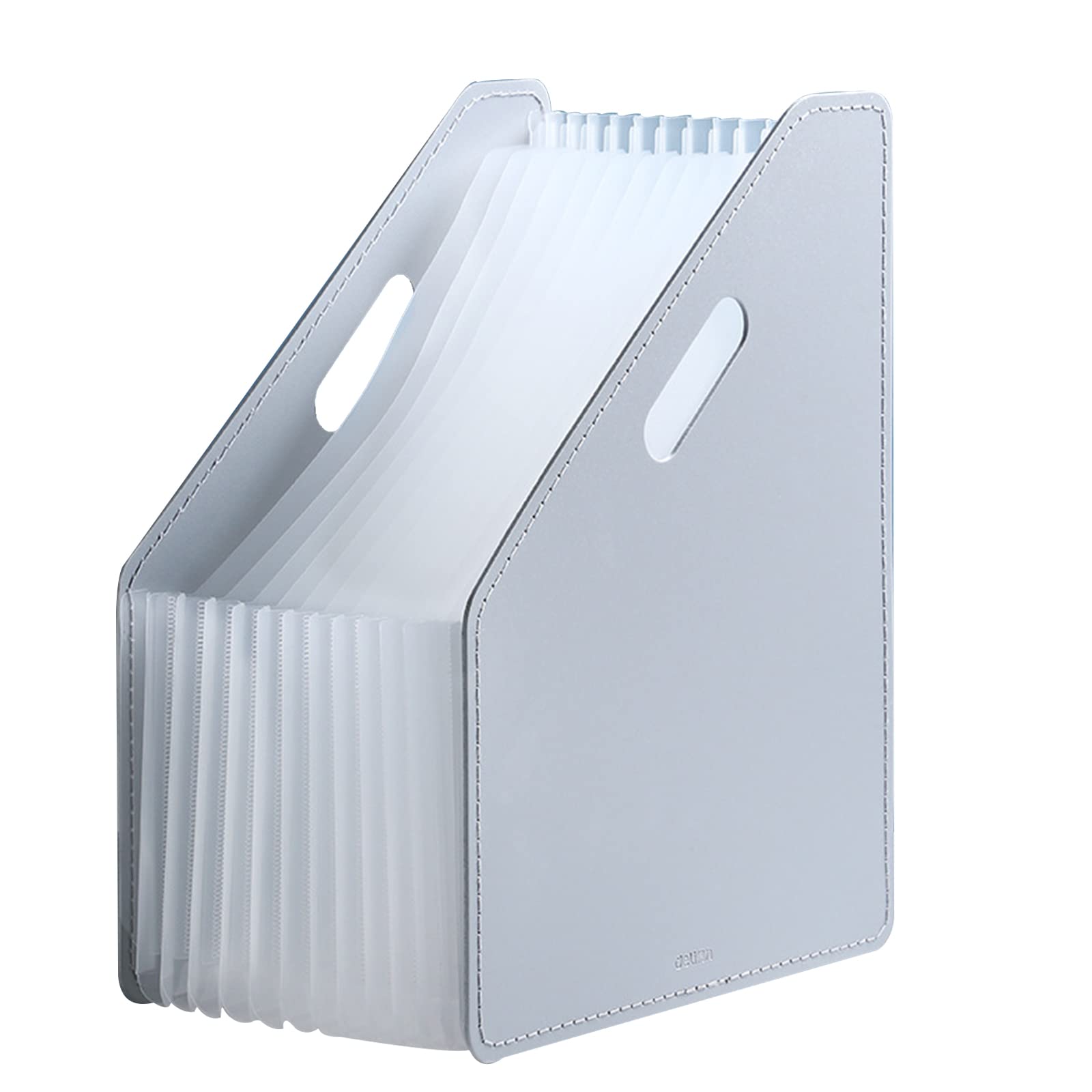 Borsa per Documenti per Fisarmonica, Cartella A4 Borsa per Documenti per organi Portatile 2 in 1 Nuova Carta di Prova per Articoli di cancelleria per Ufficio/Affari/Scuola, Grigia, Borsa per