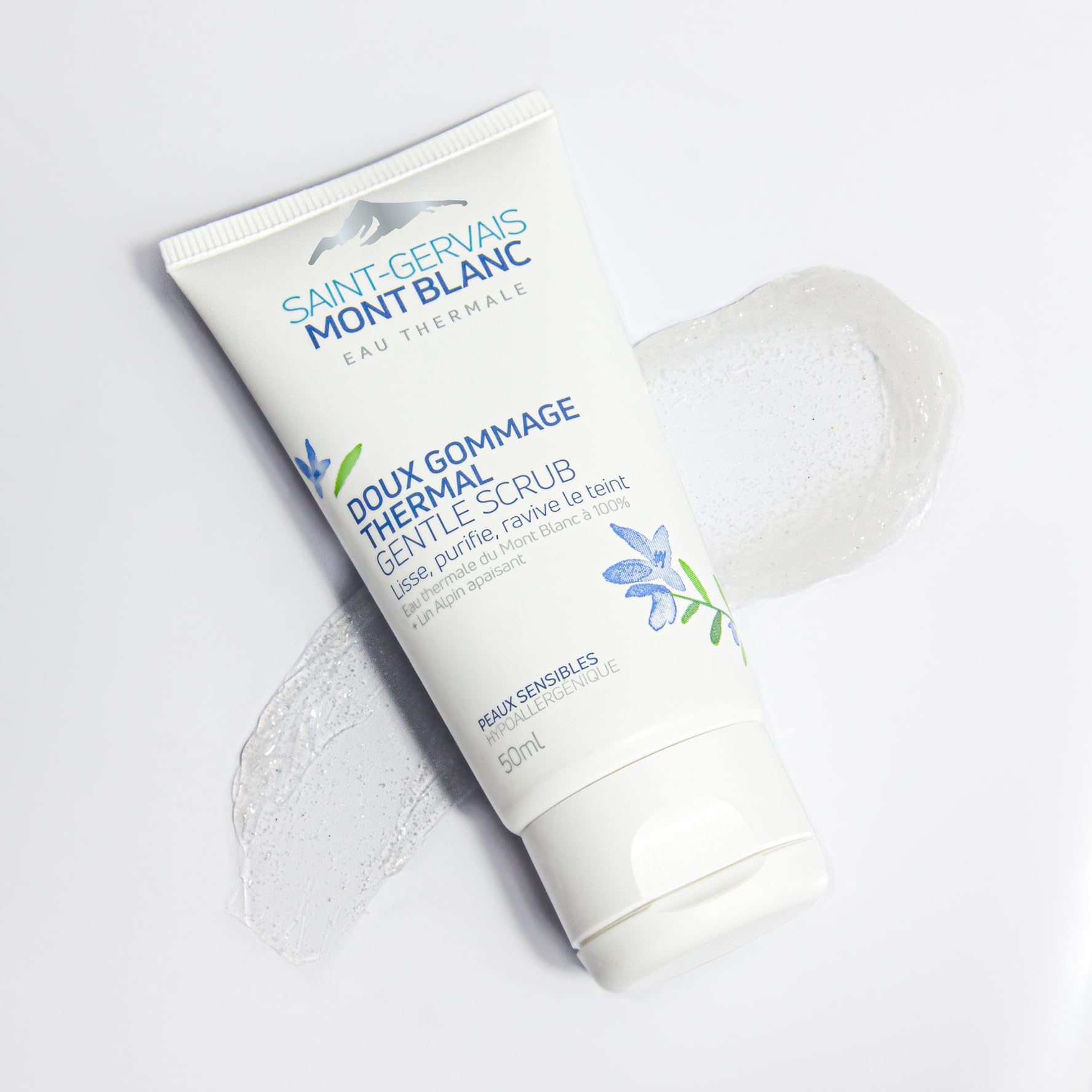 Saint-Gervais Mont Blanc - Gentle Purifying Thermal Scrub - Sensitive skin - 50 ml, White, 50 ml (Pack of 1) - Image 4