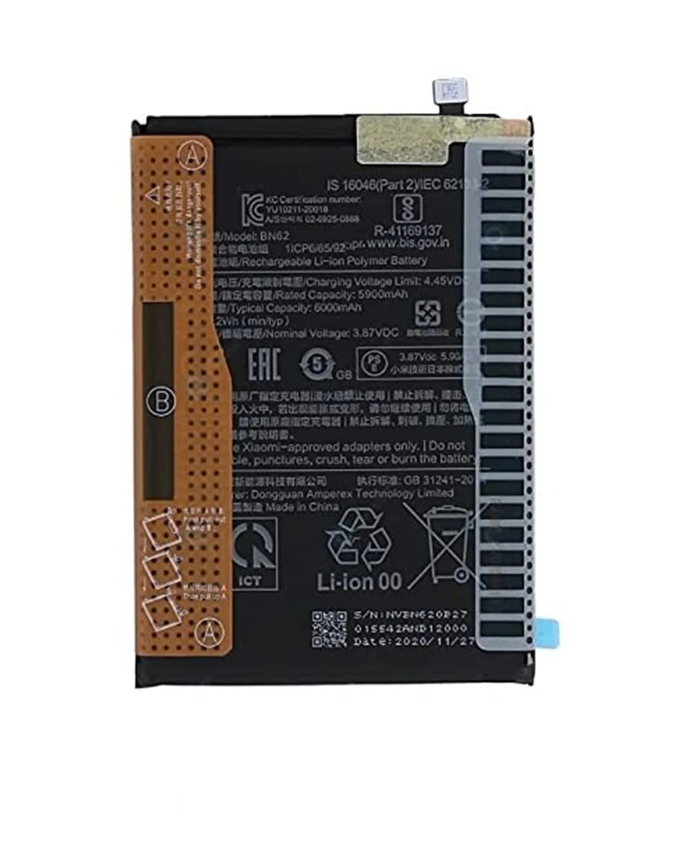 BN62 Compatible for Redmi 9 Power (6000mAh) (4 Months Warranty) E2 (B0D8LYRQLG) Amazon Price History, Amazon Price Tracker