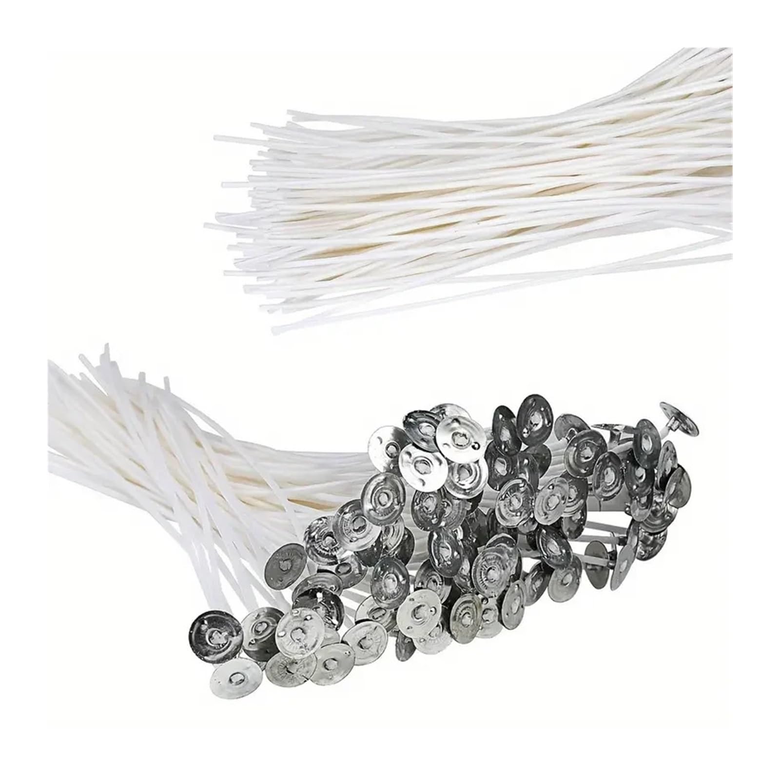 Kerzendocht 150/300-teiliges Rauchfreies Kerzenherstellungsset – Vorgewachster Docht Mit Halter, DIY-Bastelkerzen Können Ohne(300pcs)
