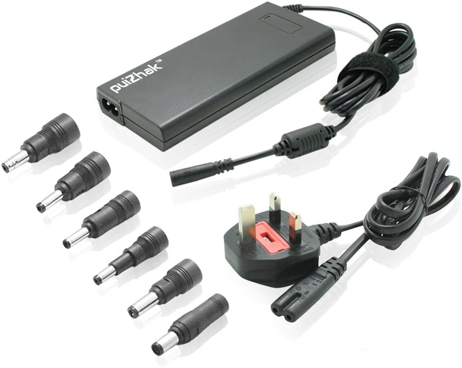 PUIZHAK Universal 90W Ultra Slim Power Adapter Laptop Charger With Multi Connectors For HP Envy 14-1000 14-1100 14t-1100 14t-1200 14t-2000 15-1000 15-3000 15-3100 15-3200 And Most HP Laptops