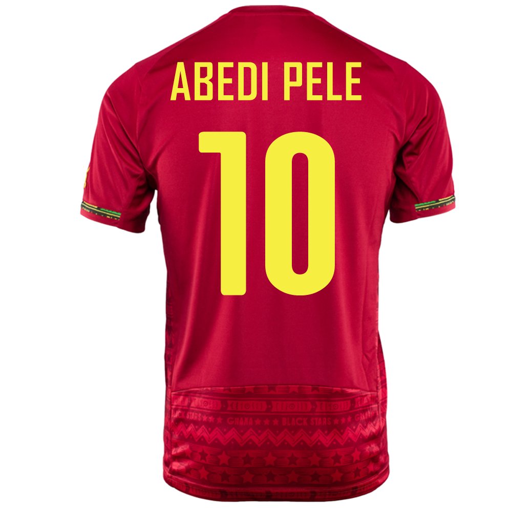 Amazon Puma Abedi Pele 10 Ghana Away Jersey World Cup 14 サッカーユニフォーム ガーナ アウェイ用 ワールドカップ14 背番号10 アベディ ペレ 2xl ユニフォーム