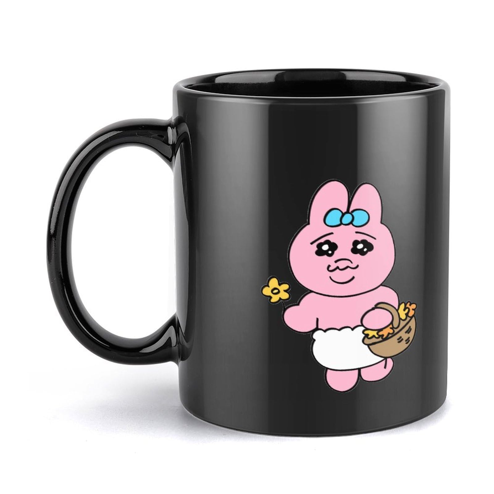 Amazon.co.jp: おぱんちゅうさぎ (花を摘む) マグカップ