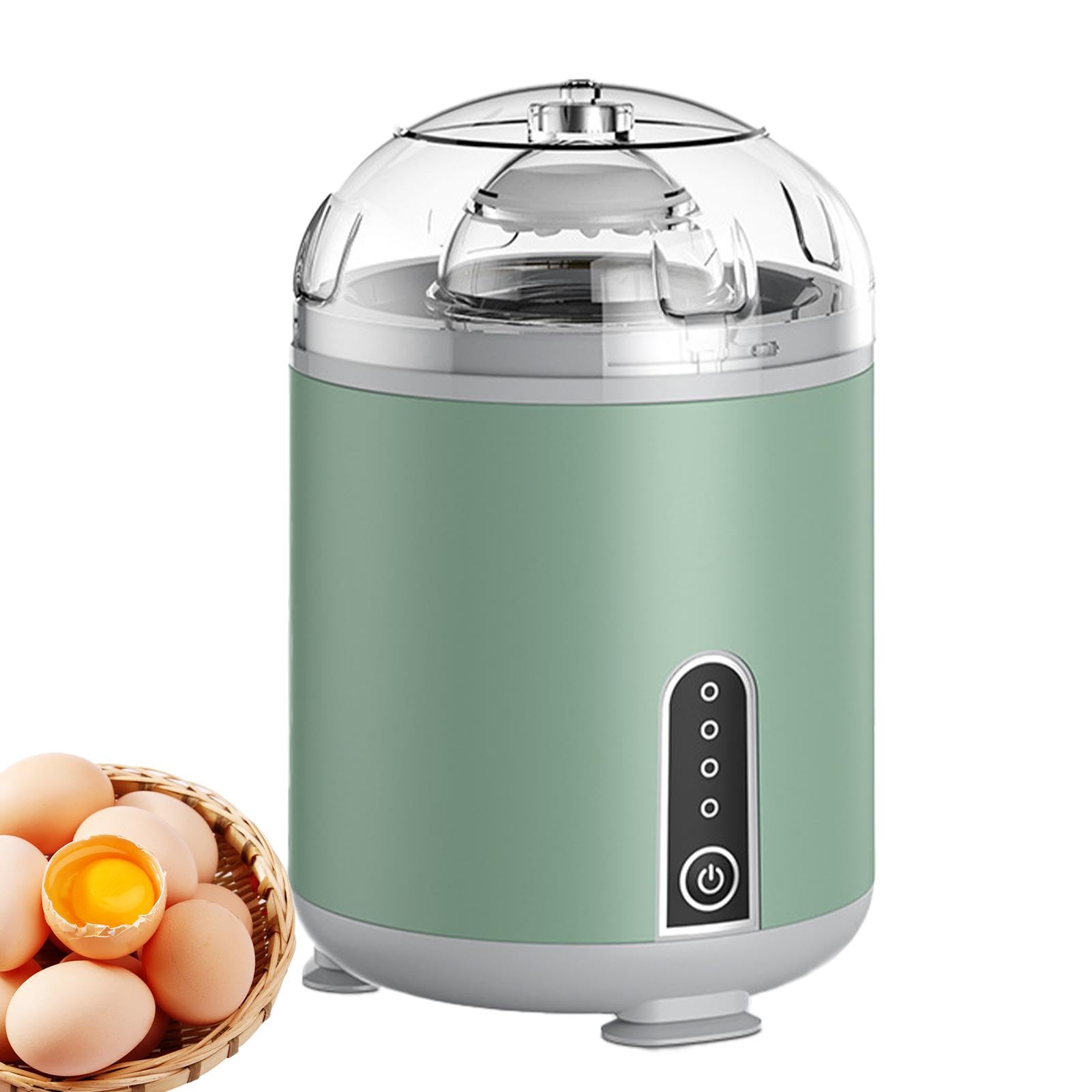 Girador eléctrico de huevos para evitar grumos con 2 marchas y diseño verde