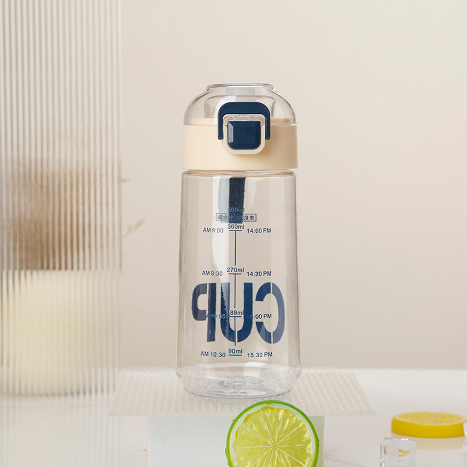 630ml Leak-Proof Plastic Water Bottle Portable Durable Ideal for Athletes Runners and Gym Workouts