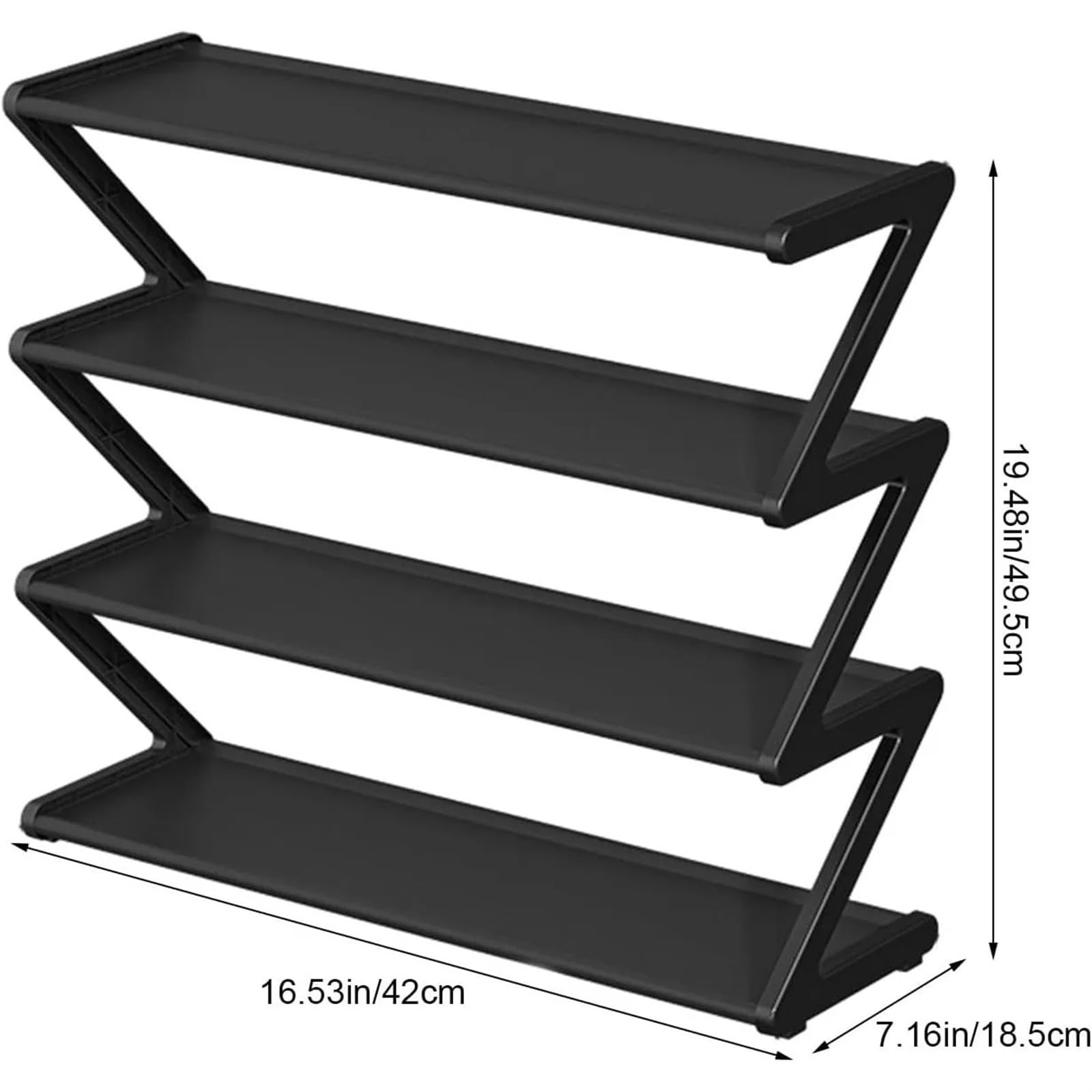 Zapatero plegable de 7 niveles, multifuncional, de tela, ahorra espacio, solución de almacenamiento para zapatos, color rosa, ideal para entrada y armario
