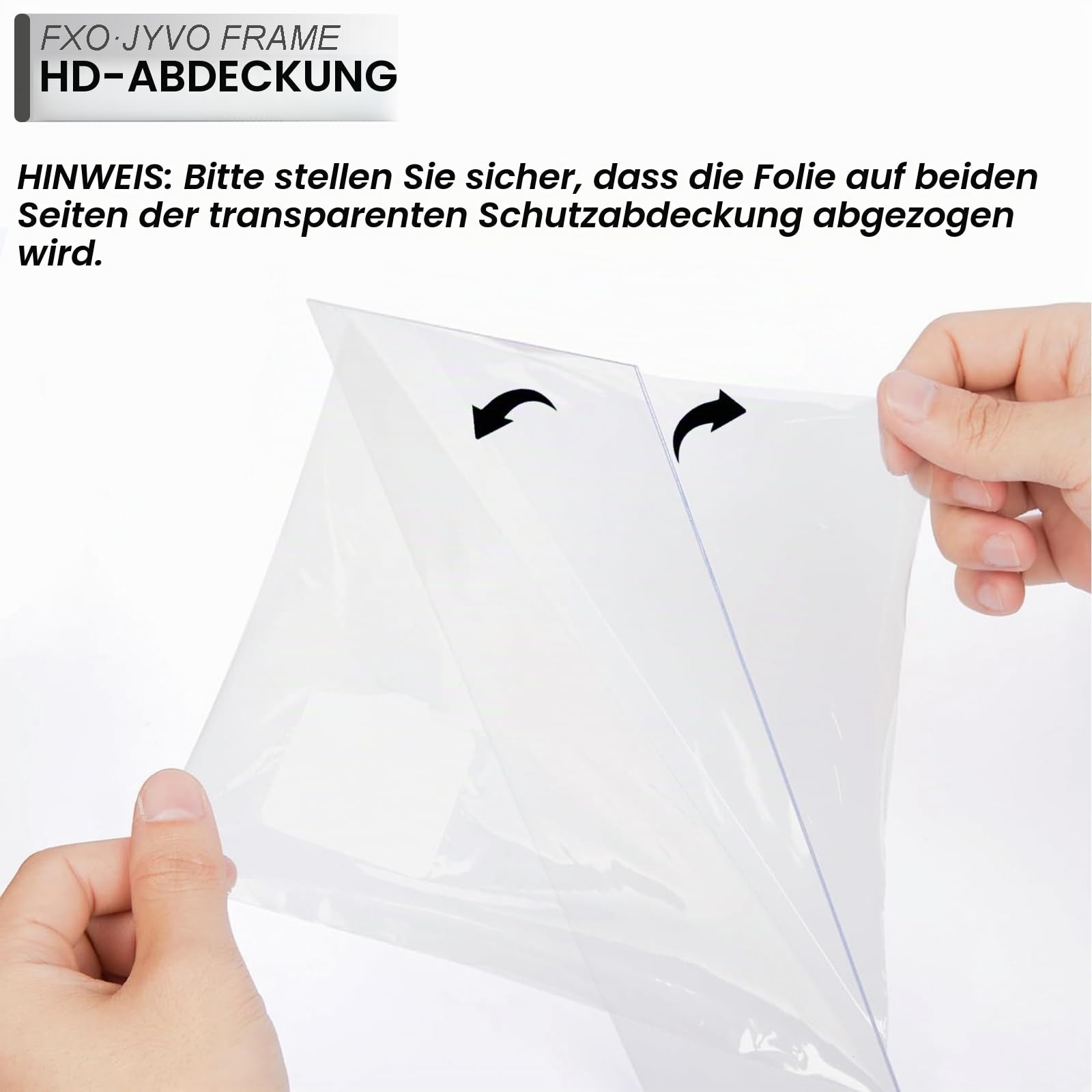 Schallplattenrahmen für 30,5 cm große LP mit 12,5 x 12,5 Albumcover | Schwarzer Rahmen, leicht, mit hochtransparenter Kunststoff-Wandhalterung, 40,6 x 61 cm, 2 Packungen/Schwarz