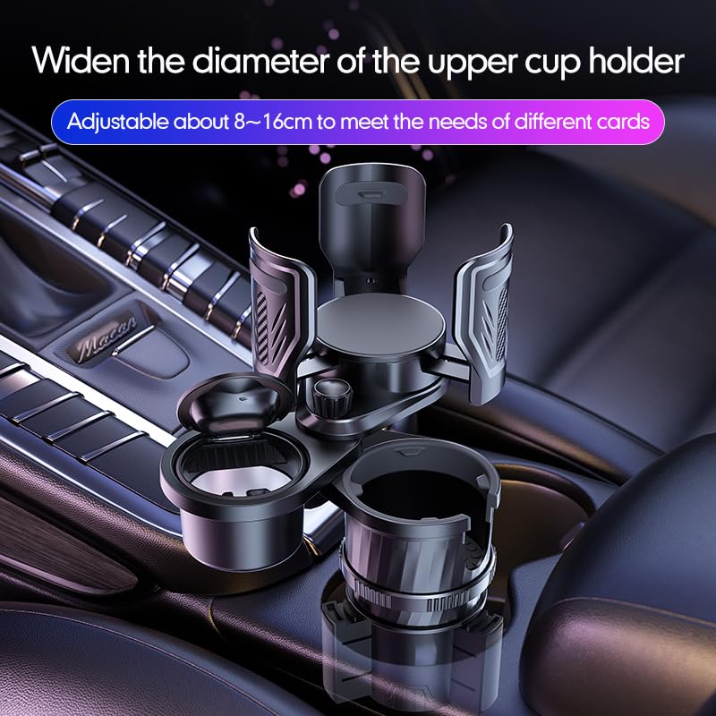 Expansor multifuncional 4 en 1 para porta vasos de auto miniatura 3
