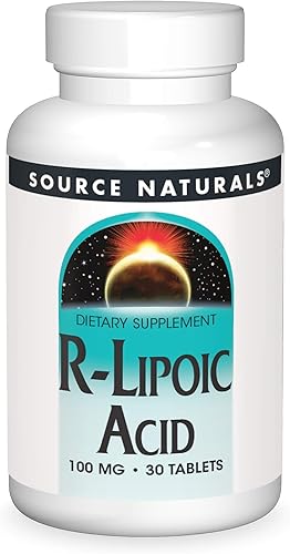 Source Naturals Ácido R-lipoico 100 mg, 30 tabletas