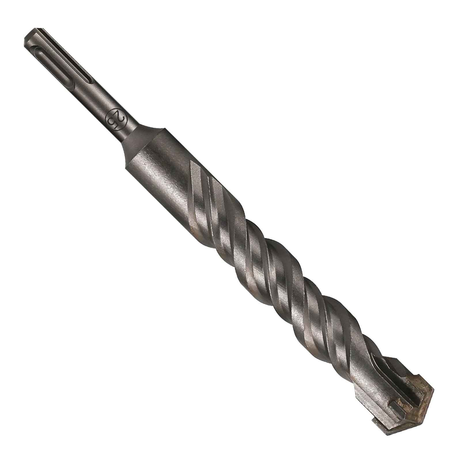 Vearter 25mm x 210mm SDS Plus Concrete Drill Bit, YG8C Carbide Tipped 40Cr Shank Rotary Hammer Drill Bit, Masonry Drill Bit for Concrete, Brick, Stone, Cement, Masonry