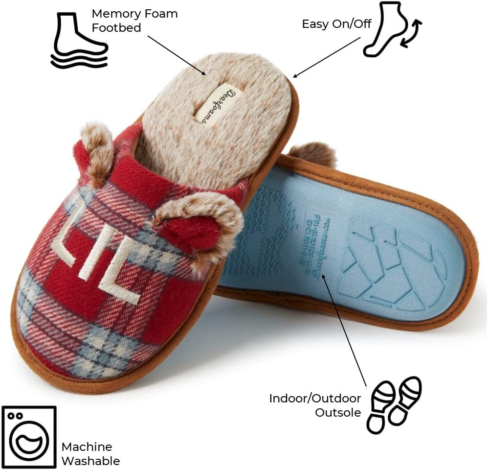 Dearfoams unisex-child Gifts for Kids Matching Christmas Holiday Lil Bear and Baby Bear - Image 6