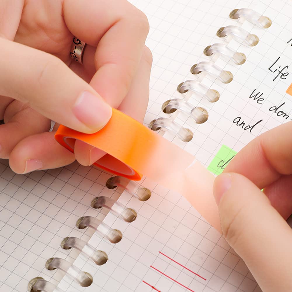 20 Rolls Clear Writable Highlighter Tape, Thin Sticky Notes, 5