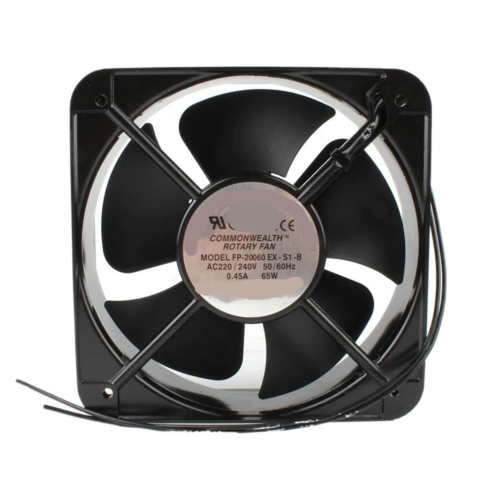 TPKMVGAP FP-20060EX-S1-B AC 220V 0.45A 200x200x60mm 2-Wire Server Cooling Fan