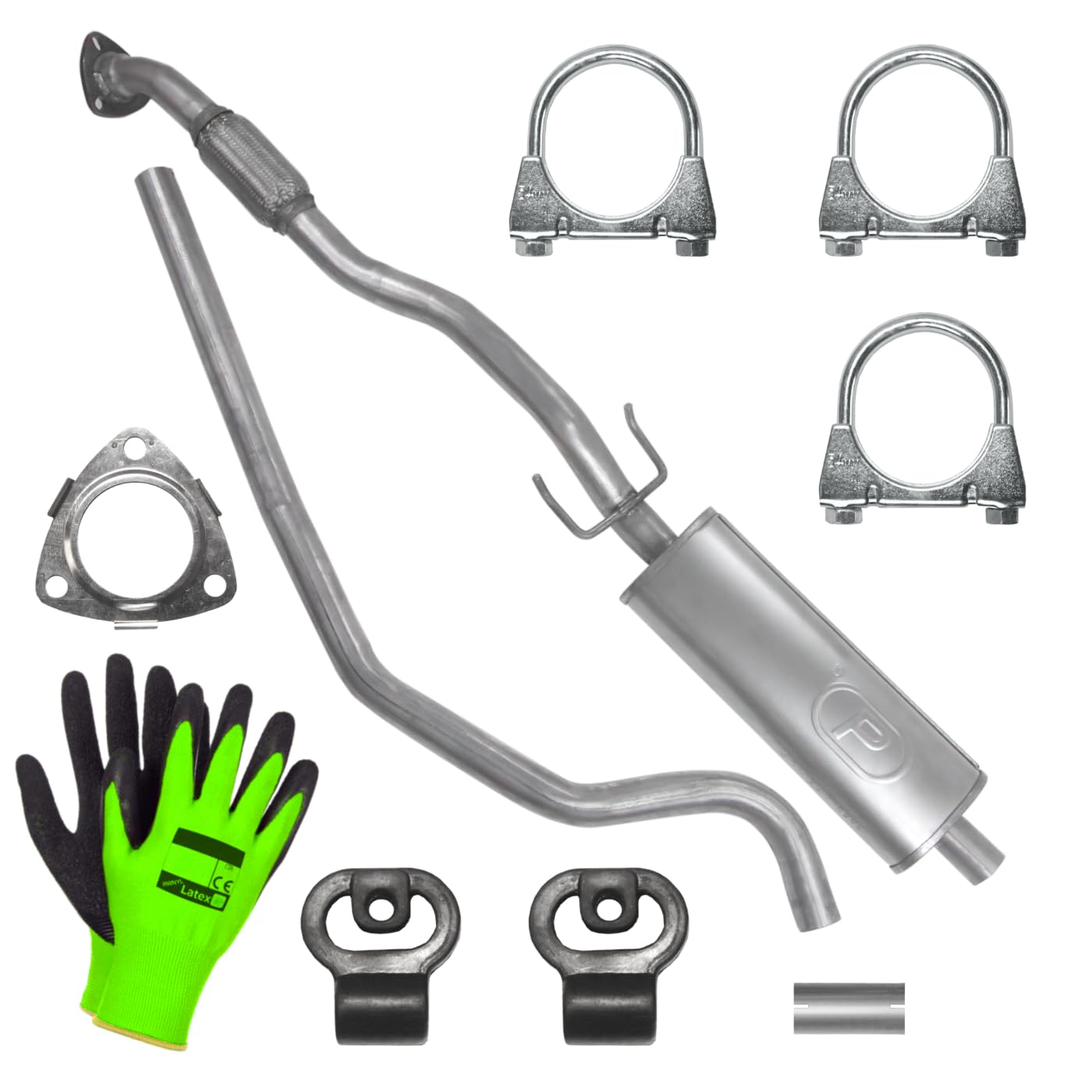 POLMOstrow Auspuff Mitteltopf für Opel Corsa 4 IV D 1.4 Fließheck 2006-2014