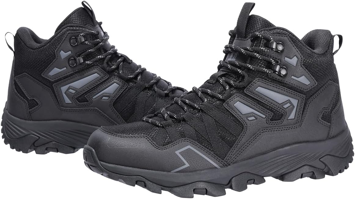 CAMEL CROWN Hiking Shoes Men Waterproof Ankle High Hiking Boots Breathable Lightweight for Backpacking Trekking Trails Outdoor