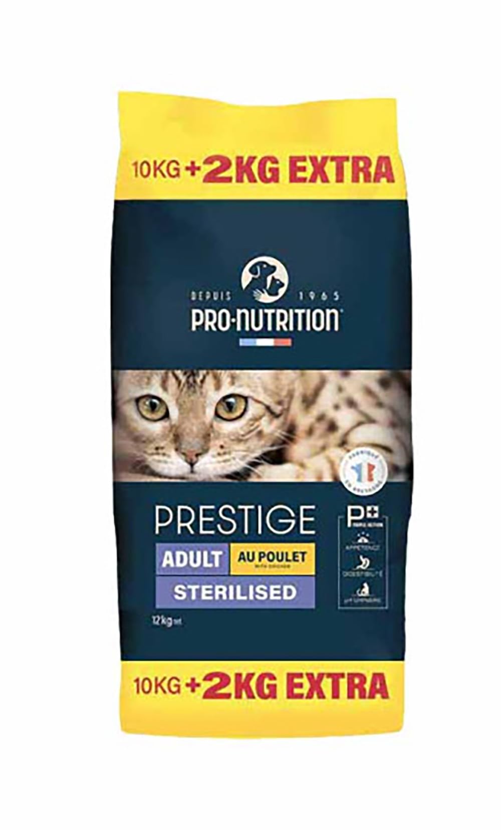 Pro nutrition Prestige Cat Adult Sterilised Chicken 10+2Kg